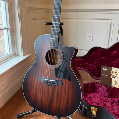 2021 Taylor 324ce Grand Auditorium V-Class Bracing - Shaded Edge Burst image 4