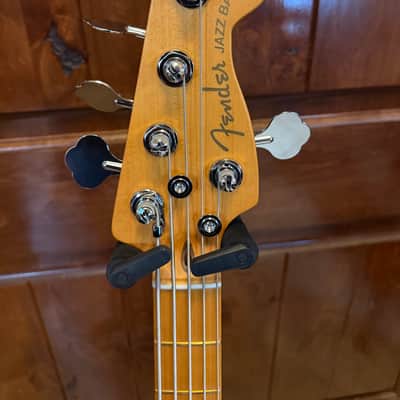 Fender American Ultra II Jazz Bass V Sinister Red image 4