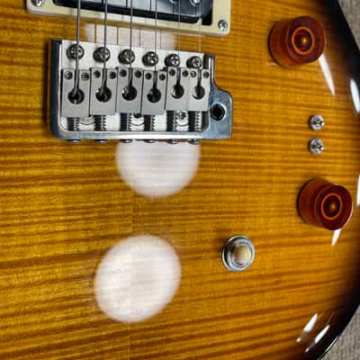 PRS SE Custom 24 2021 Black Gold Burst image 3