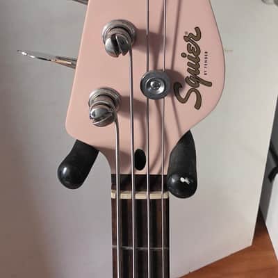 Limited Edition Squier by Fender Paranormal Rascal Bass HH (Shell Pink) image 3
