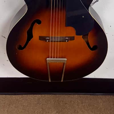Vintage Kay P-3 Archtop Acoustic – Sunburst – w/ Period-Correct Case image 2