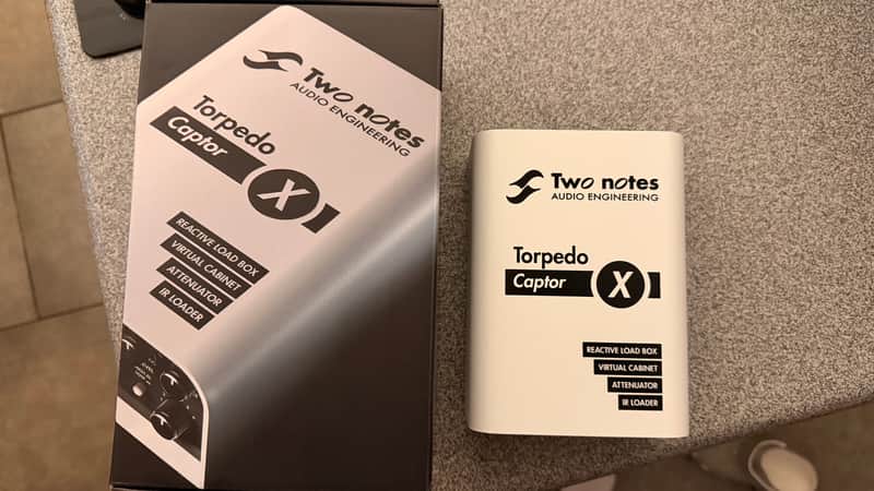 Two Notes Torpedo Captor X 16ohm Stereo Reactive Load Box / Attenuator 2020 - White image 1