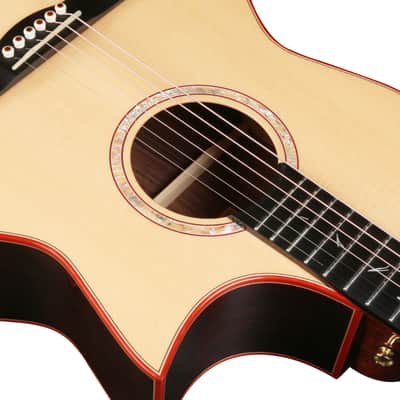 Natasha JC7A - Sitka Spruce and Rosewood Acoustic Guitar 2023 - Gloss image 6