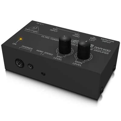 Behringer Micromon MA400 Ultra-Compact Monitor Headphone Amplifier, 15Hz-25 kHz Bandwidth, 2 kOhms Input Impedance image 5
