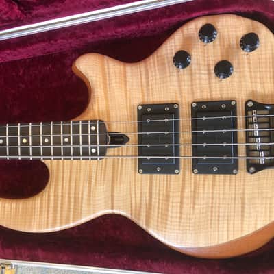 Wal MK2 2012 Flame Maple 4 string bass guitar image 7