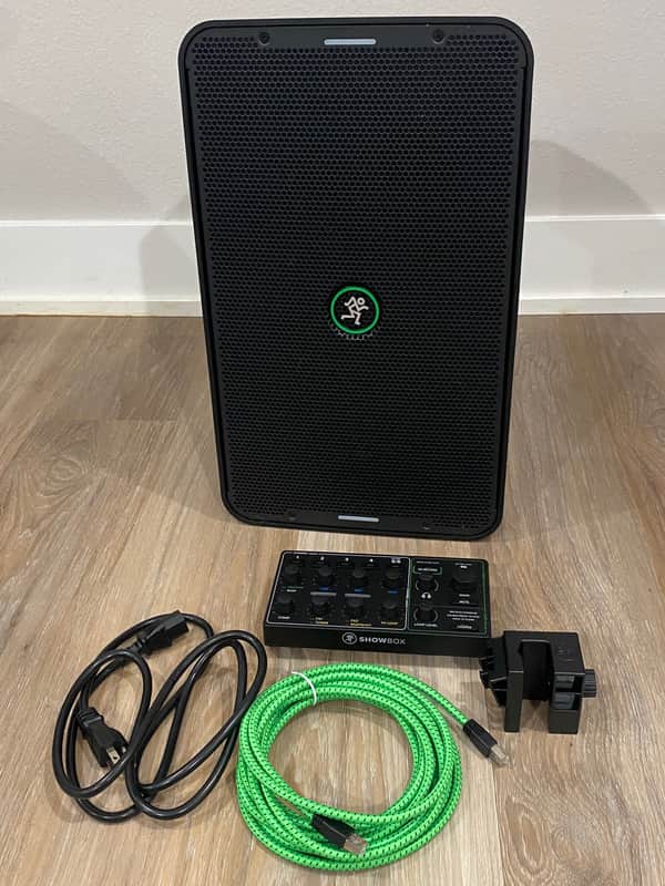 Mackie Showbox with Backpack and 2 Button Foot Switch in Mint Condition - Black image 1