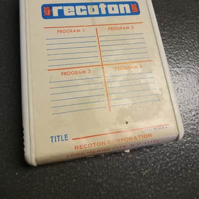 Recoton Blank 8 Track Recording Tape 1970s - White image 4