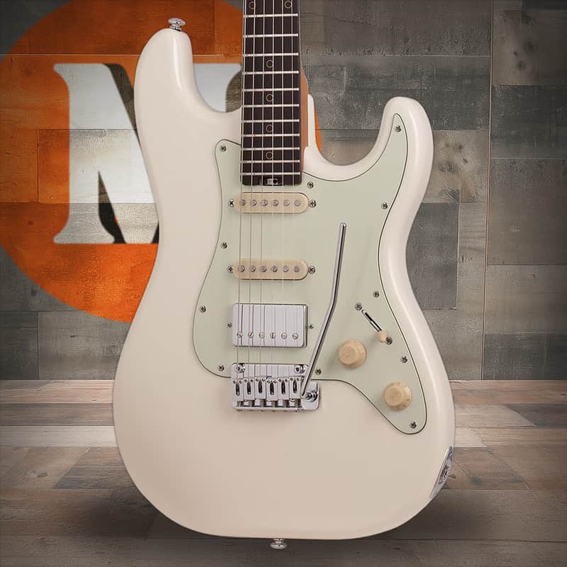 Schecter Nick Johnston Traditional HSS Electric Guitar - Atomic Snow (1541) image 1