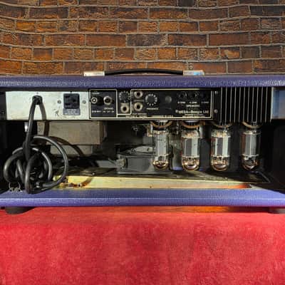Vintage 1980s Mesa Boogie Mark III Purple Stripe 100-Watt Guitar Amp Retolexed Purple NO EQ image 11