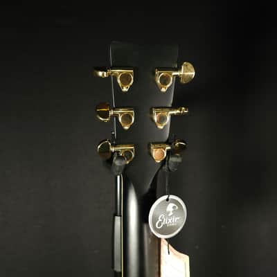 Yamaha LL16D Deluxe ARE Acoustic Electric Guitar Black w/Hard Case image 5
