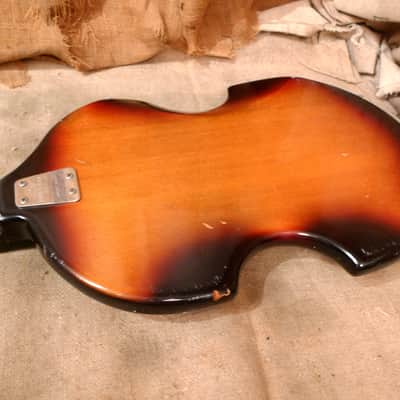 Ibanez Violin Style Bass Guitar 1960's Sunburst image 12