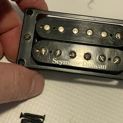 2007 Model USA Seymour Duncan TB-4 Trembucker Black Bridge Humbucker Guitar Pickup w/ Ring 17k image 6