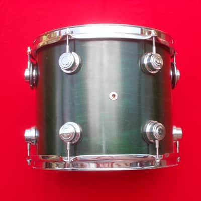 DW Collector's Series 12x10 Emerald Green Satin Oil Tom Drum image 4
