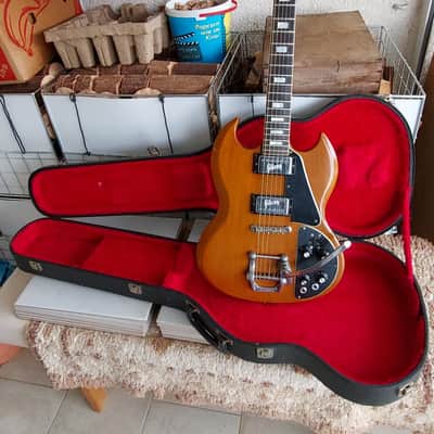 Gibson SG Deluxe 1971 Stereo, Walnut image 2