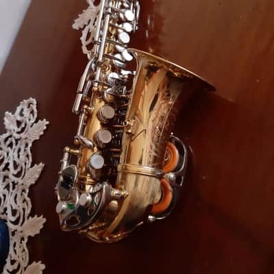 Ultra rare vintage curved Sopranino Saxophone Eb , hanmade sax Prof. Orsi Milano completely restored !!!!! image 6