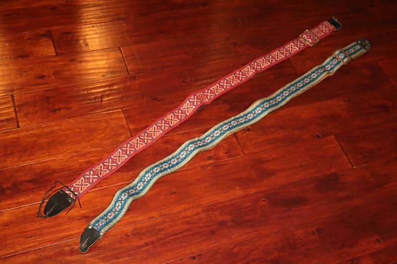 Vintage Woven Straps  1960's/70's image 1