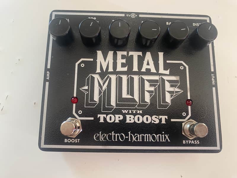 Electro-Harmonix Metal Muff Distortion with Top Boost 2006 - Present - Black image 1
