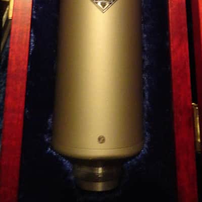 Skipper Wise's Blue U47 Microphone with EF86 Tube, Telefunken Body, Flight Case, PSU (U-47, U 47) image 3