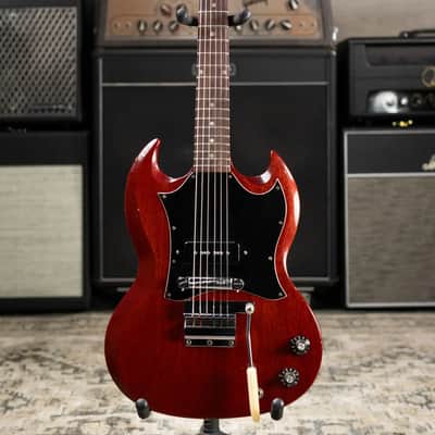 Gibson Vintage 1969 SG Junior Electric Guitar - Cherry Red with Chipboard Case - Used image 3