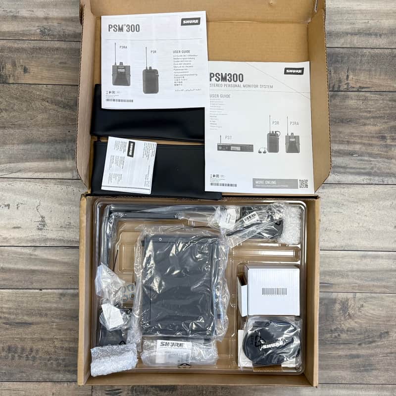 Shure PSM300 Twin Pack Pro P3TRA215TWP Wireless In-ear Monitor System - G20 Band image 1