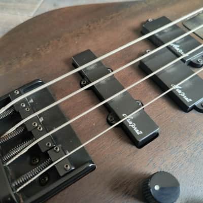 1990's Aria Pro II IGB-50 Integra Active PJ Bass Guitar (Mahogany) image 3