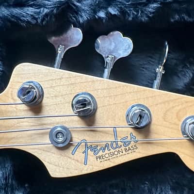 Warmoth Fender American Deluxe Precision Bass with Rosewood Fretboard - Sonic Blue HSC image 6