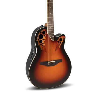 Ovation E – akustická kytara Standard Elite Deep Contour Cutaway 12-string New England Burst image 1