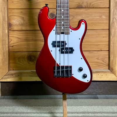 Kala Solid Body 4-String Fretted U-BASS - Candy Apple Red image 4