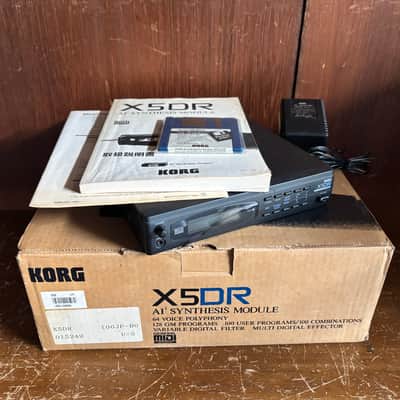 KORG X5DR AI2 Synthesis Module Midi New internal Battery w/ box image 1