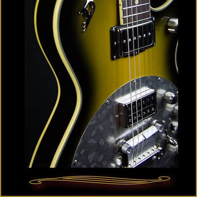 Duesenberg Rezobro Electric Hybrid Resonator Guitar 2-Tone Sunburst image 2