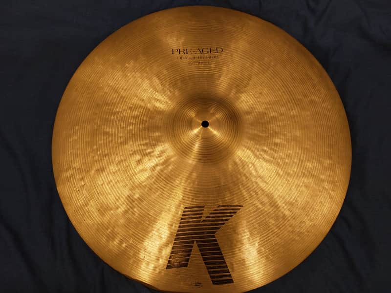 Zildjian 22” Zildjian K Pre-Aged Dry Light Ride 90's image 1