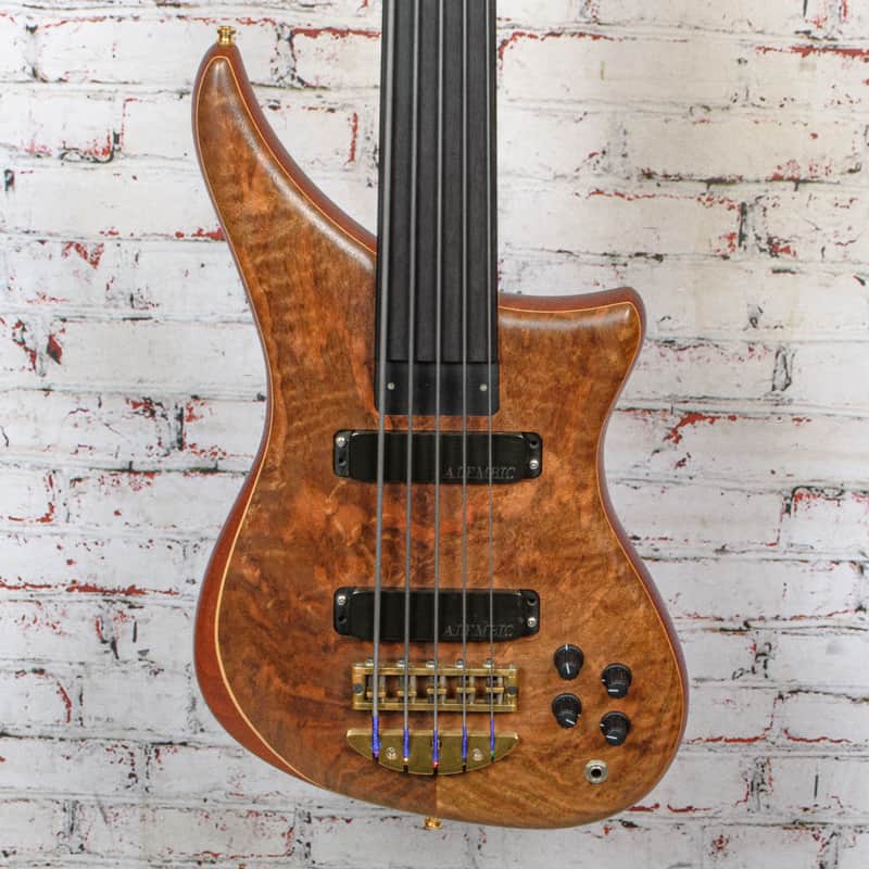 Alembic - 1996 Epic 5 Fretless Bass Natural w/HSC - USED image 1