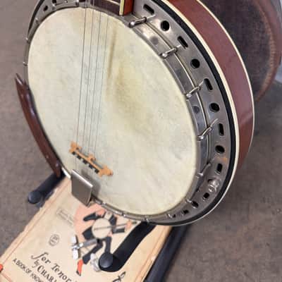 Vintage Kay Tenor Banjo 50’s 60’s w case K-52 image 4