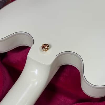 2025 Epiphone Custom Shop 1959 ES355 Classic White Satin VOS New Unplayed Auth Dlr 8lb14oz #135 image 11