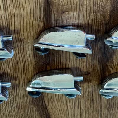 Ludwig 6  Vistalite Tom Drum Lugs w Gasket Vintage 70's image 3