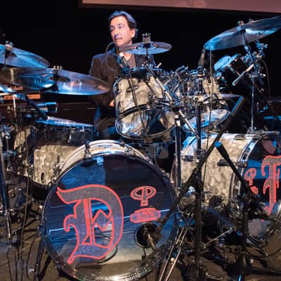 Pearl - Music City Custom, Reference Series 12 Piece Shell Bank Set. David Frangioni, Modern Drummer Collection, Carl Palmer. Platinum Smoke Marine image 8