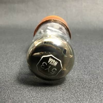 SYLVANIA 5Y3WGTA Vintage POWER RECTIFIER VACUUM TUBE Tested Strong USA F.3408-D image 4