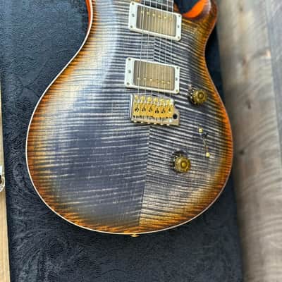 PRS Wood Library Custom 24 Amazing Highly Figured 10 top!! - Burnt Maple Leaf 395093 image 14