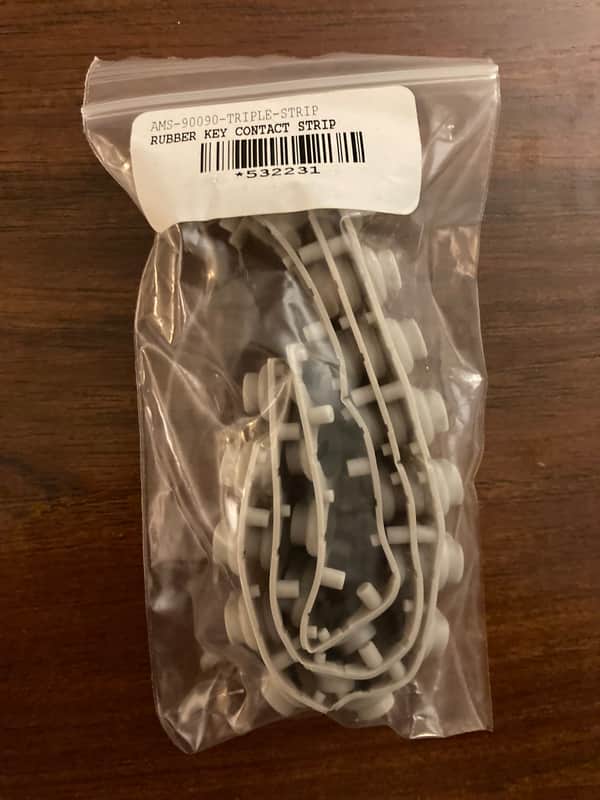 3 Nord Rubber Key Contact Strip 12PT - Nord - AMS-90090-TRIPLE-STRIP {{UNOPENED}} image 1