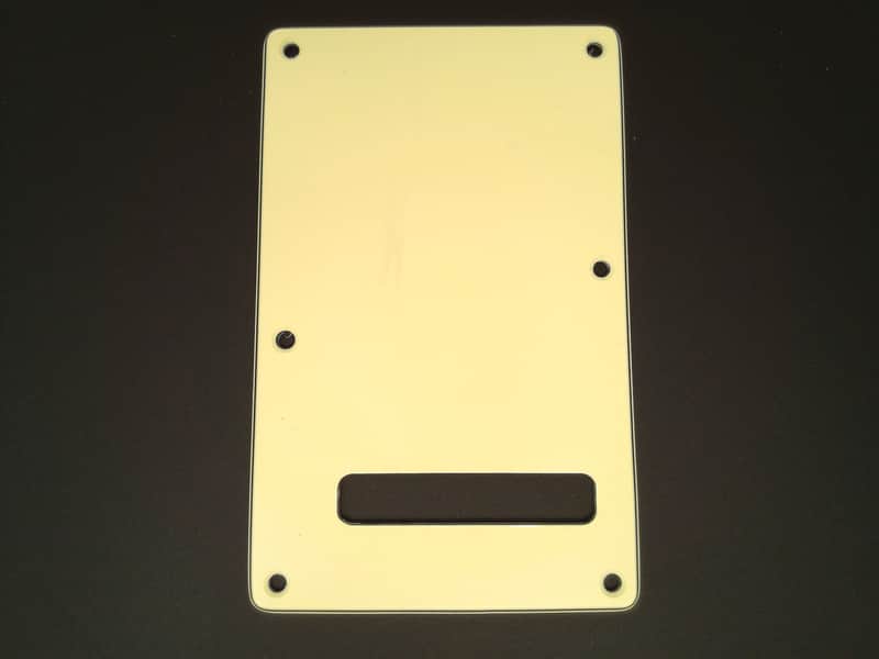 True Custom Shop® Dark Cream 3ply Modern Tremolo Spring Cover for Fender Standard  Stratocaster image 1