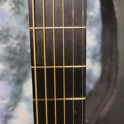 1936 Vintage Prewar Supertone by Harmony F Hole Parlor Guitar All Original Neck Reset Pro Setup Original Soft Shell Case image 8