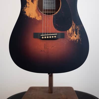 Martin Dreadnought Junior Street Legend - in Aged Vintage Sunburst image 11