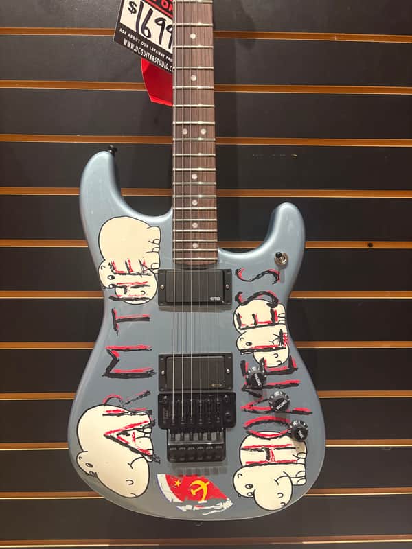 Fender Tom Morello "Arm The Homeless" Signature Stratocaster 2025 - Present - Ice Blue Metallic image 1