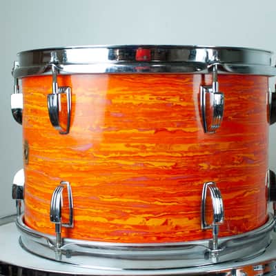 1960s Ludwig "Mod Orange" Drum Set image 11
