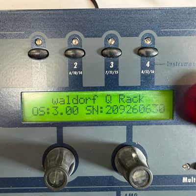 Waldorf Q Rackmount Synthesizer 1999 - 2011 - Blue image 2