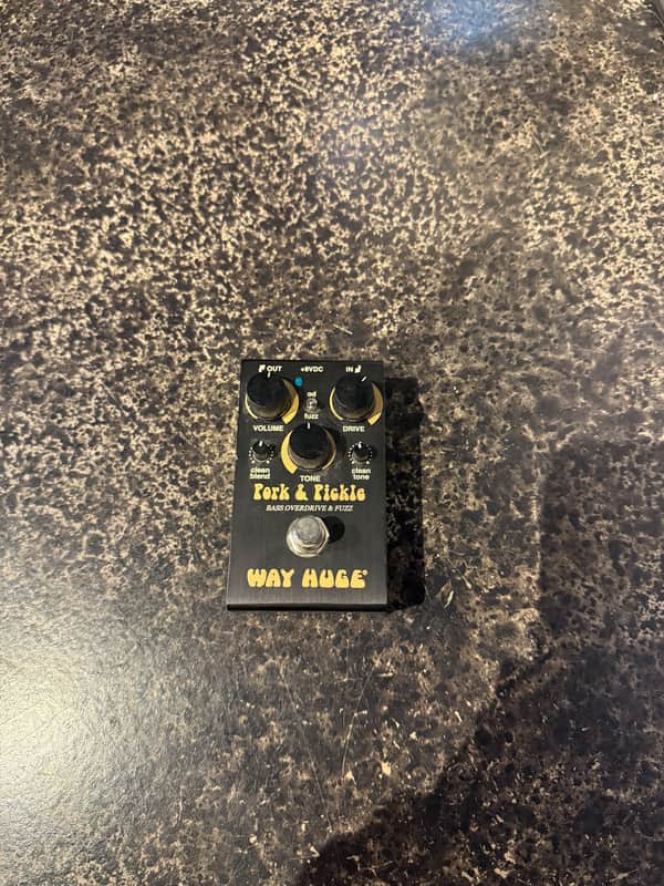 Way Huge Smalls Pork & Pickle Bass Overdrive & Fuzz 2019 - Present - Black image 1