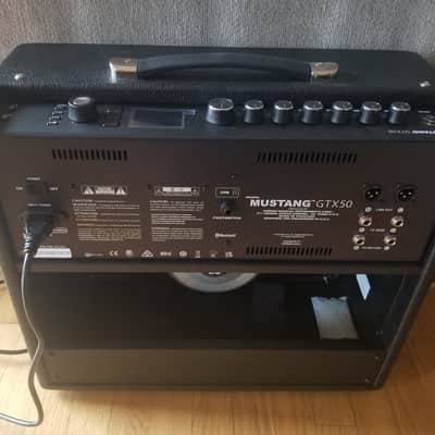Fender Mustang GTX50 50-Watt 1x12" Digital Modeling Guitar Combo 2020 - Present - Black image 3