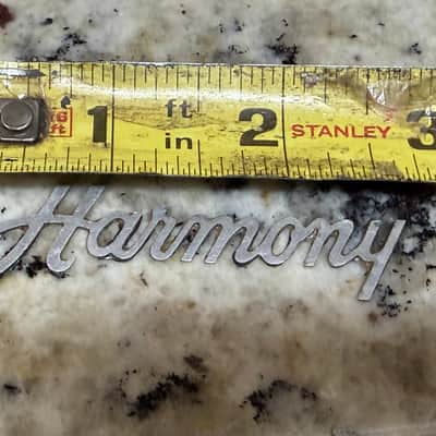 Harmony Headstock Logo Original Emblem 60s image 3