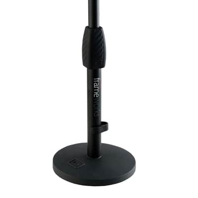 Gator Frameworks Desktop Mic Stand With Round Base And Twist Clutch image 1