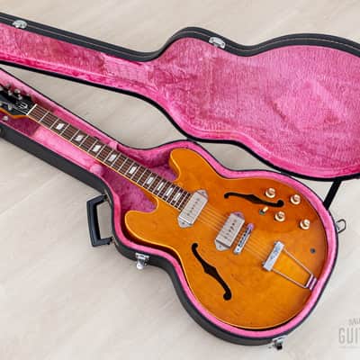 1981 Epiphone Casino Vintage Guitar Natural, Near-Mint w/ Case, Japan Matsumoku Pre-Elitist image 16
